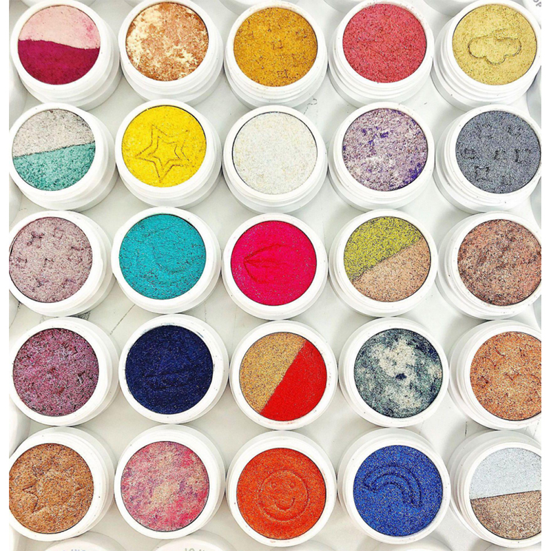 Eyeshadow Palette Cao Sắc Tố Sáng Bóng Mica Eyeshadow Palette Bán Tự Nhiên Phạm Vi Phấn Mắt 25 Màu