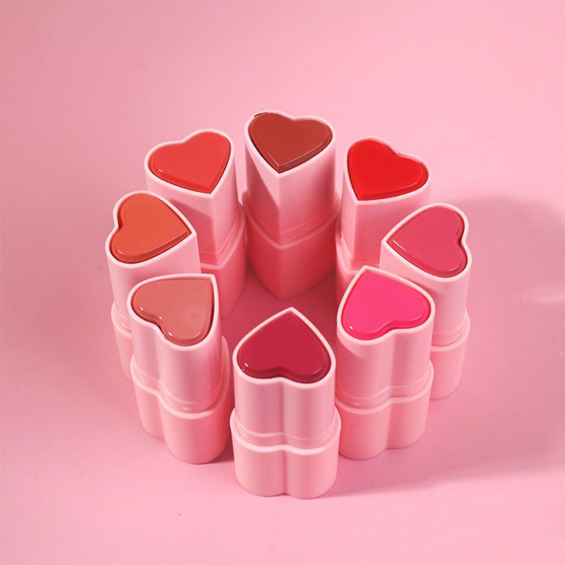 Dụng cụ trang điểm làm đẹp Phấn má hồng cao cấp có logo Blusher Stick Heart Shape Blush