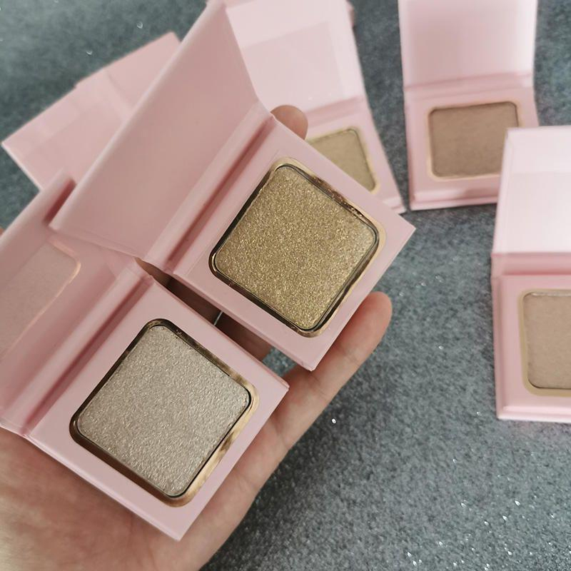 6 màu Face Highlighter Trang điểm Long lanh Bronzer và Highlighter Mỹ phẩm Shimmer Highlighter Palette