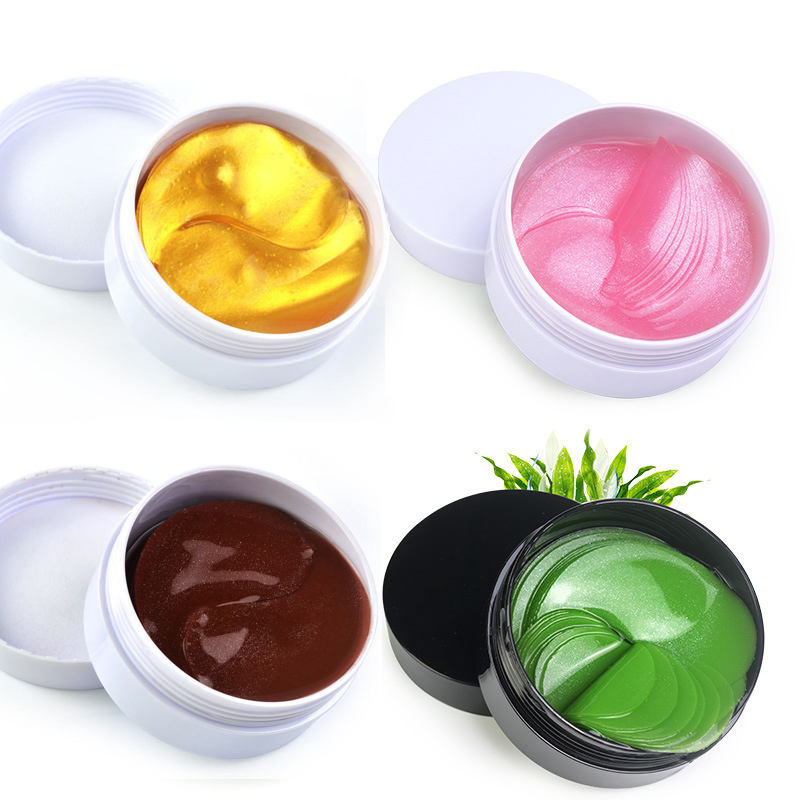 Vàng 24K Dưới Miếng Dán Mắt Mặt nạ mắt Chống lão hóa Collagen Hyaluronic Acid Dưới Mặt nạ mắt Loại bỏ quầng thâm