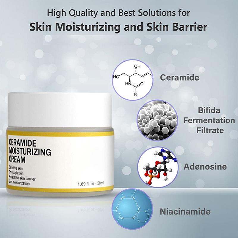 Kem Ceramide dưỡng ẩm và cấp nước cải thiện tình trạng da và ngăn ngừa da khô, nứt nẻ 50g