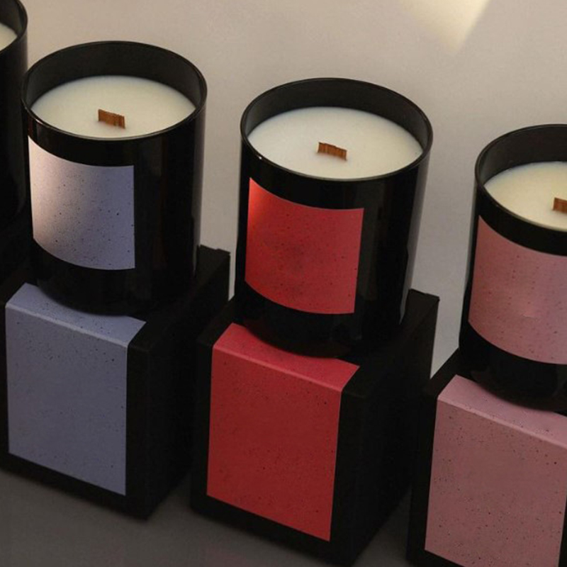 220G Đáy Dày Cốc Thân Thiện Với Môi Trường Không Khói Lõi Gỗ Cao Cấp Hộp Quà Tặng Vật Có Tinh Dầu Sáp Đậu Nành nến Thơm