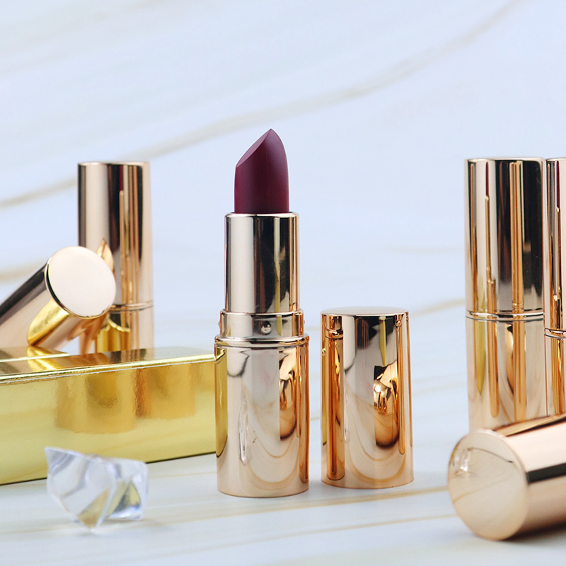 Mỹ phẩm son môi màu kem gợi cảm màu đỏ mờ kem chống thấm nước