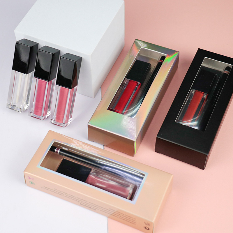 Trang điểm môi dạng lỏng 113 màu Lipgloss Matte Liquid Lipstick Lip Gloss và Lip Liner Set