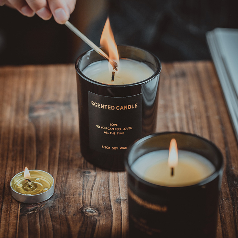 160g Nhà máy sáp đậu nành tự nhiên Nến thơm trị liệu